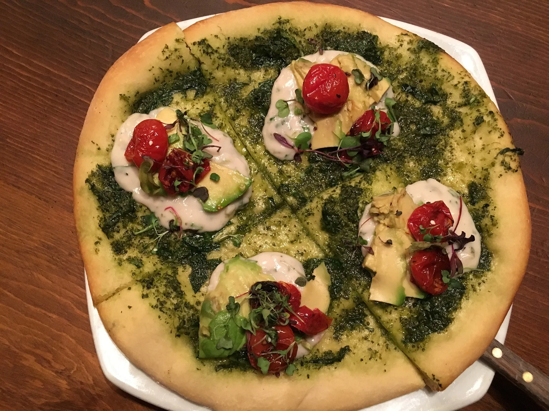 Specialty Pesto Pizza