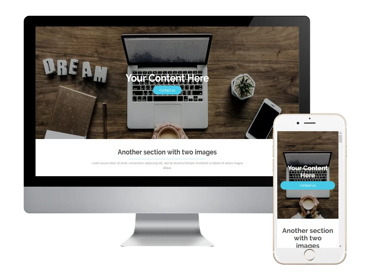 Corporate Landing Page 2