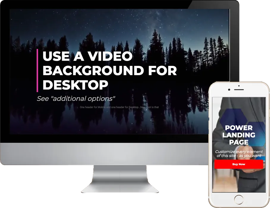 Power Landing Page 2 Header