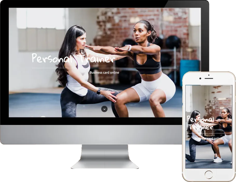 Personal Trainer Business Card