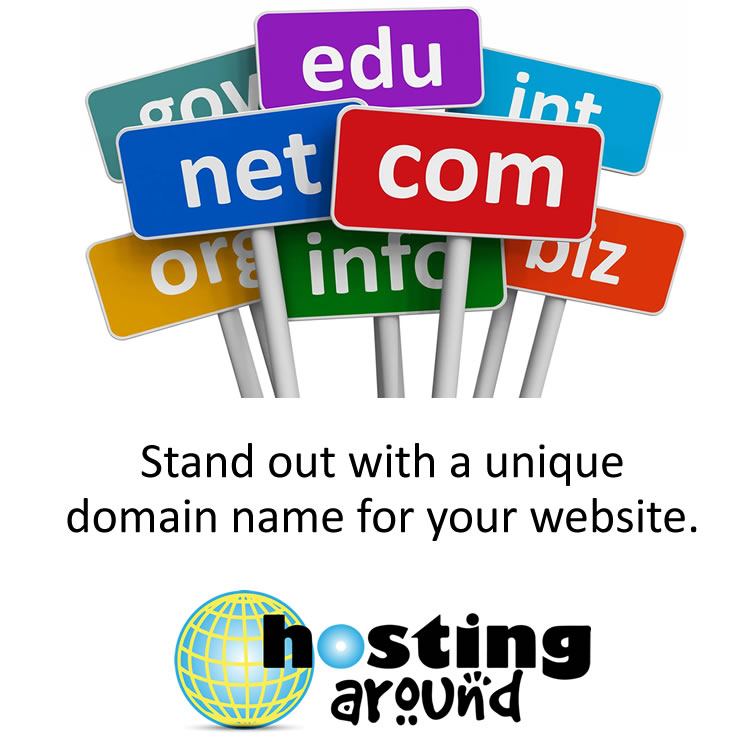 hosting around domains