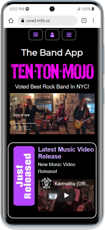 The Podcast And Band App Colorful And Dark Theme