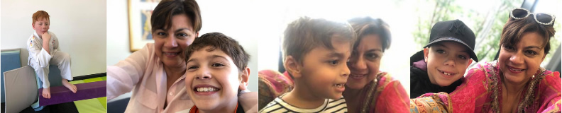 Gen Raj working with children at NBP