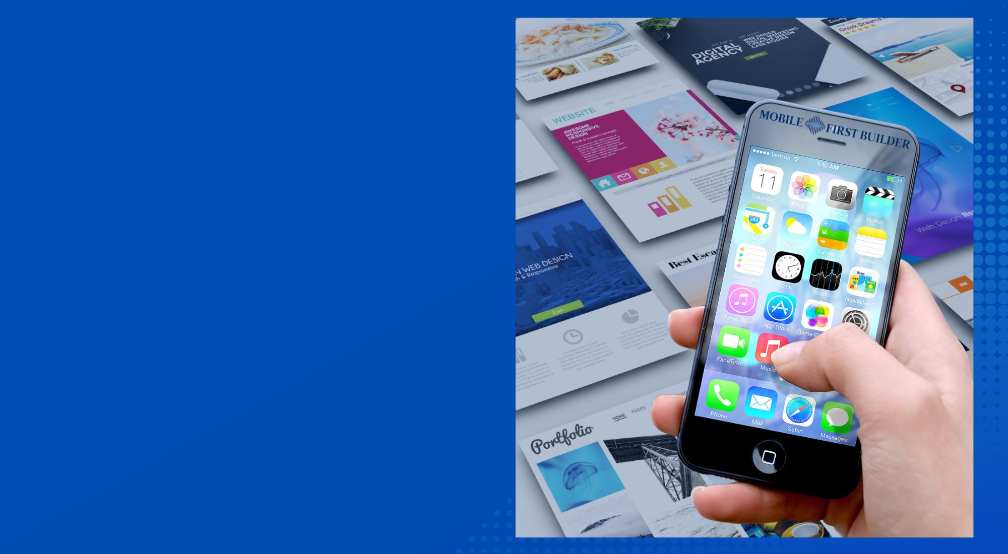 <h1><span style="color: #fff;">THE POWER OF A WEBSITE...<br /></span>THE CONVENIENCE OF AN APP</h1>