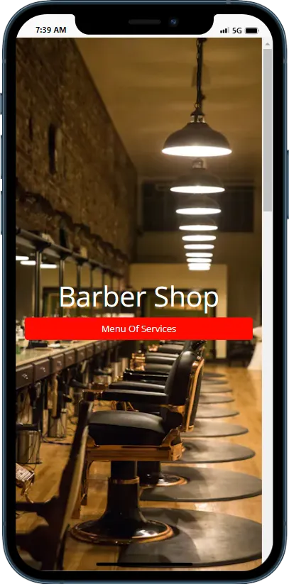 Barber Shop Template 5