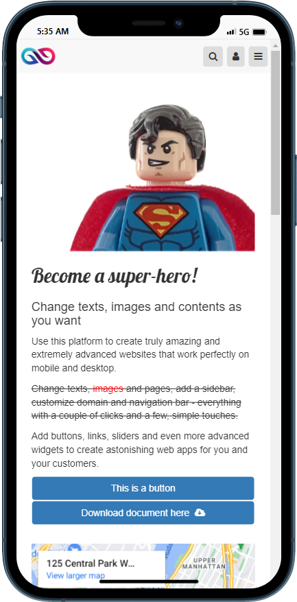 Complete Webview Template