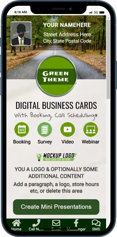 Digital Business Card Style 3