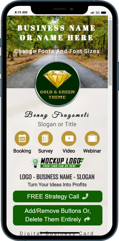 Digital Business Card Style 4