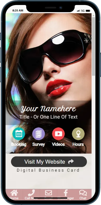 Digital Business Card Style 5