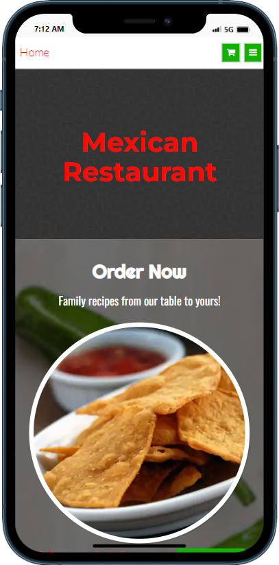 Mexican Food Ordering