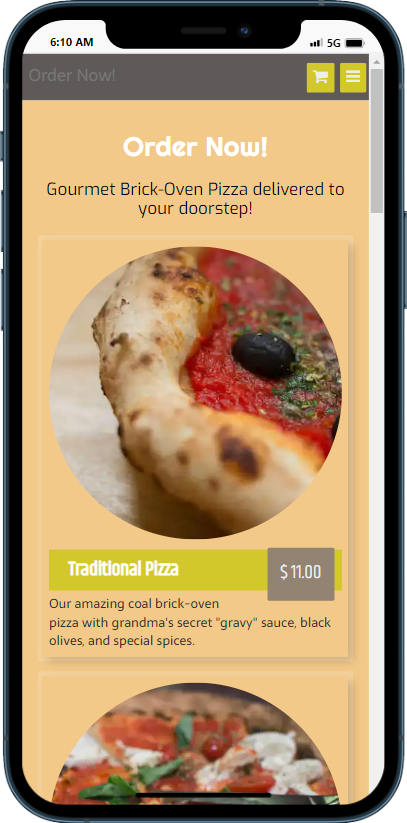 Pizza Food Ordering