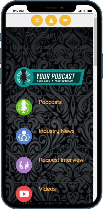Podcast App List Style