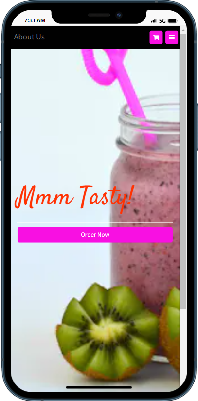 Smoothies Food Ordering