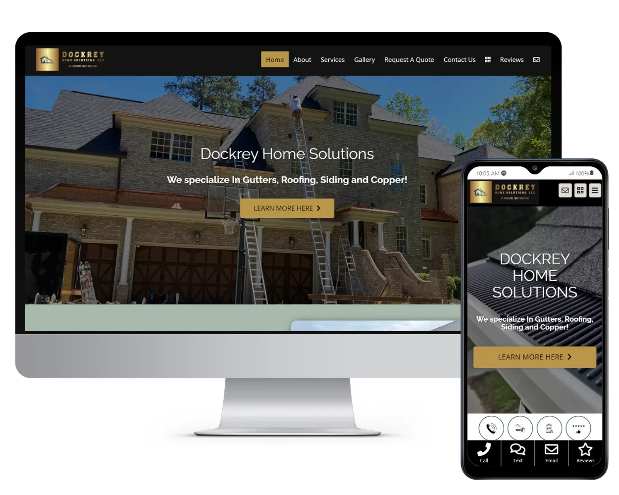 Gutters, Roofing, Siding