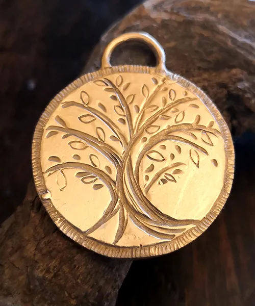 Medaglia ciondolo  in bronzo 