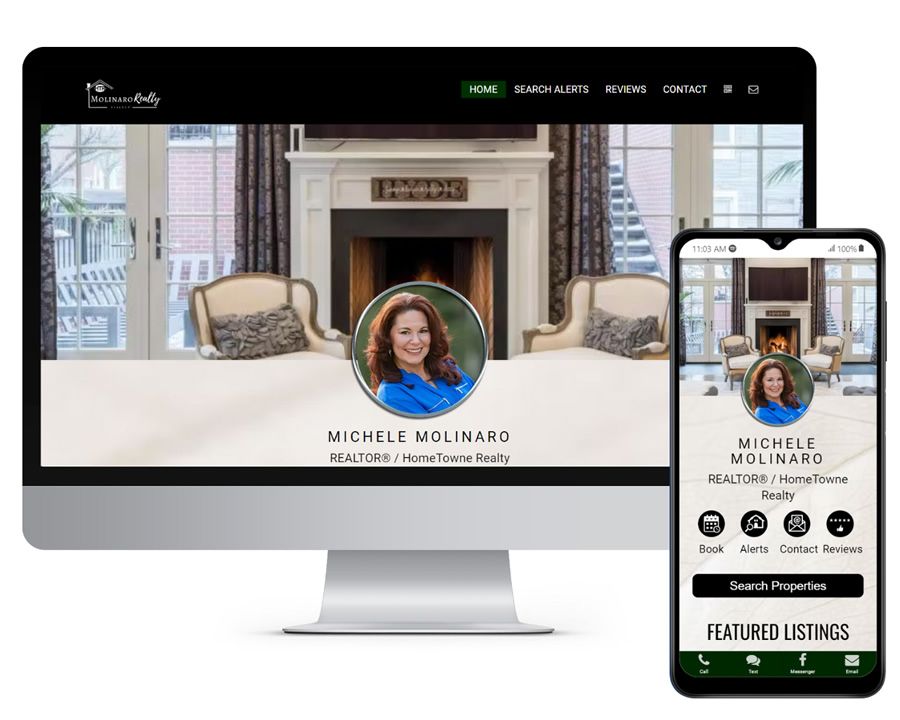Mobile First Digital Business Card Michele Molinaro Realtor