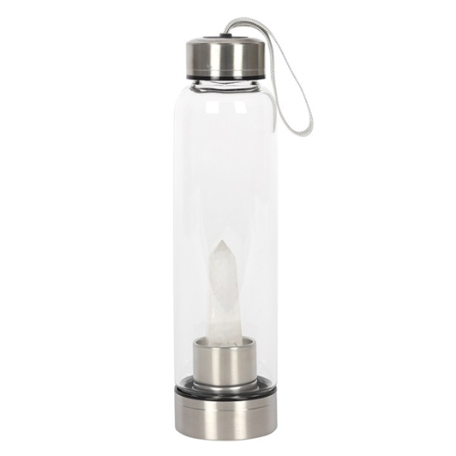 Clear Quartz Water Bottle