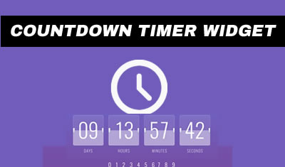 Countdown Timer Widget