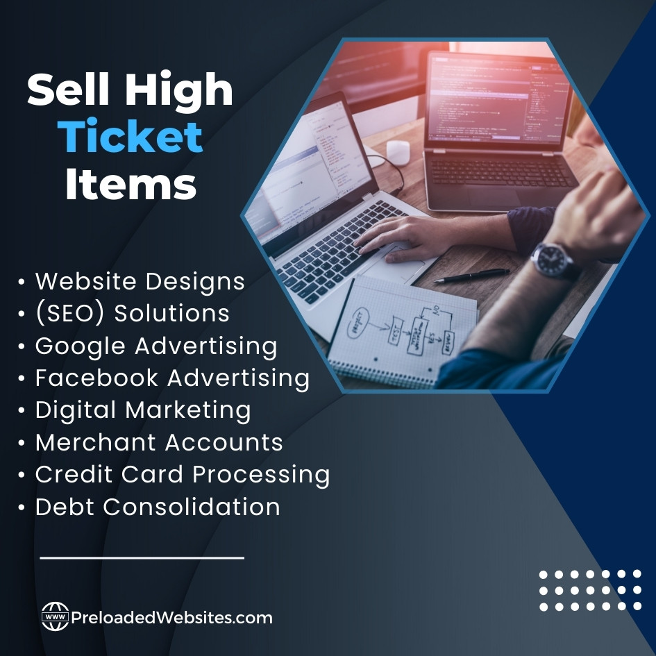 sell high ticket items