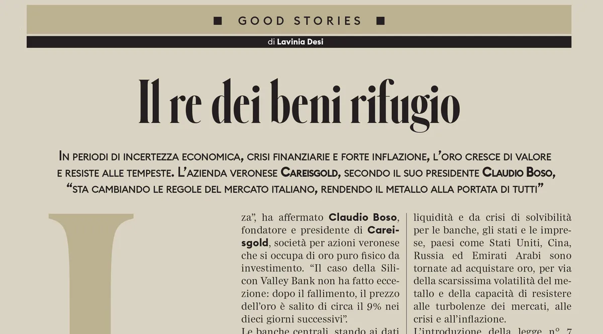 IL RE DEI BENI RIFUGIO