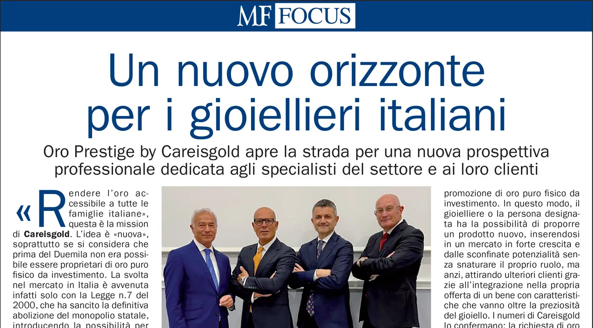 UN NUOVO ORIZZONTE PER I GIOIELLIERI ITALIANI