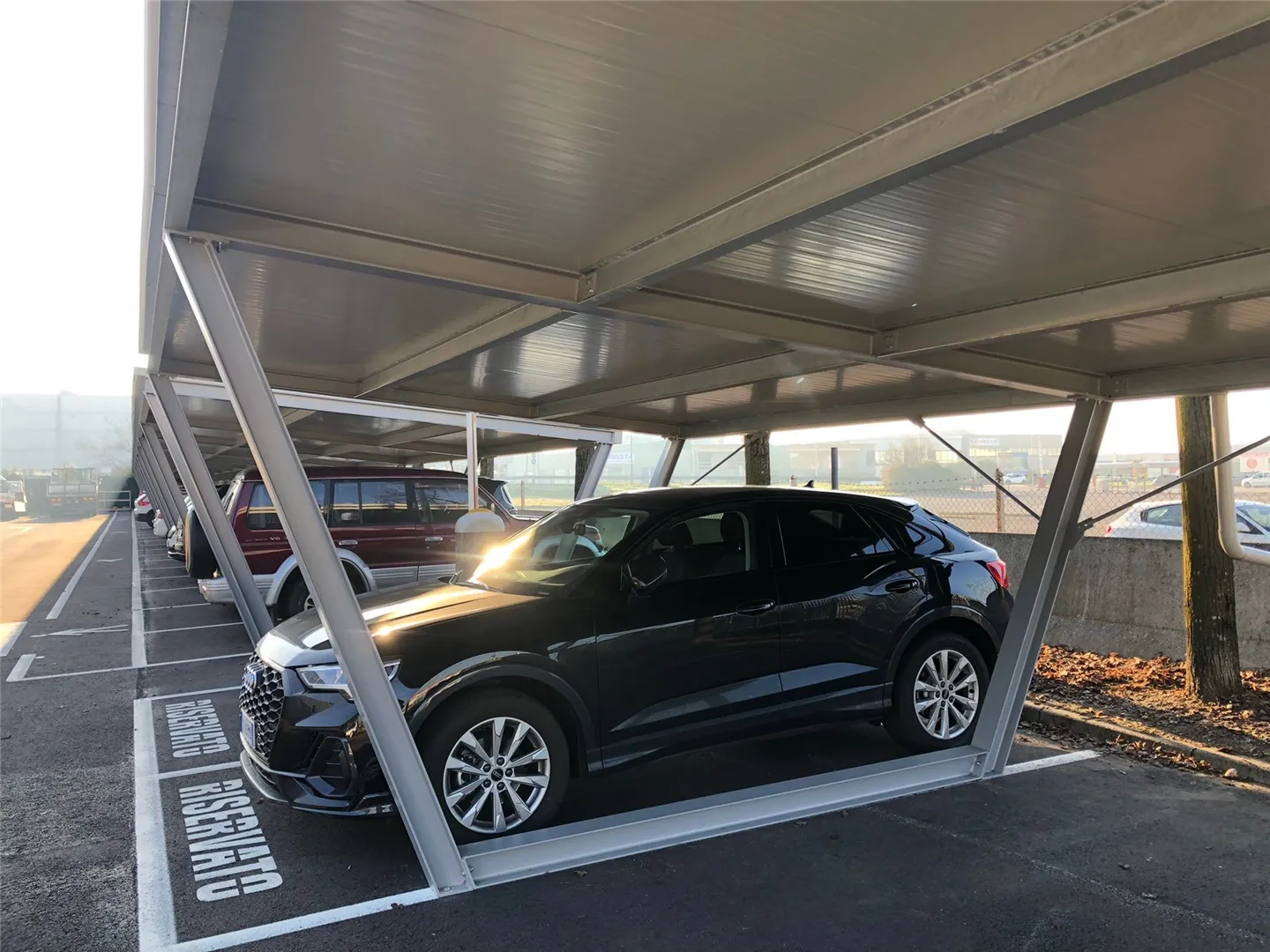 Tettoie per auto e carport