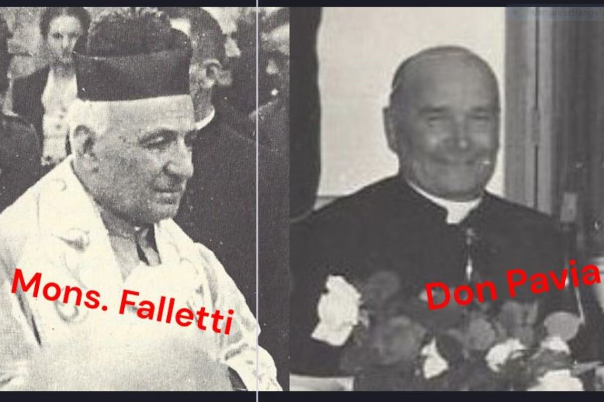 Chiesa San Giovanni Battista: Mons. Falletti ha voluto i bellissimi dipinti che ne ornano l’interno, ma anche tante opere come l’ospedale, l’asilo, il cinematografo, il teatro e una compagnia teatrale. Don Pavia ha guidato la parrocchia nel difficile momento del dopoguerra