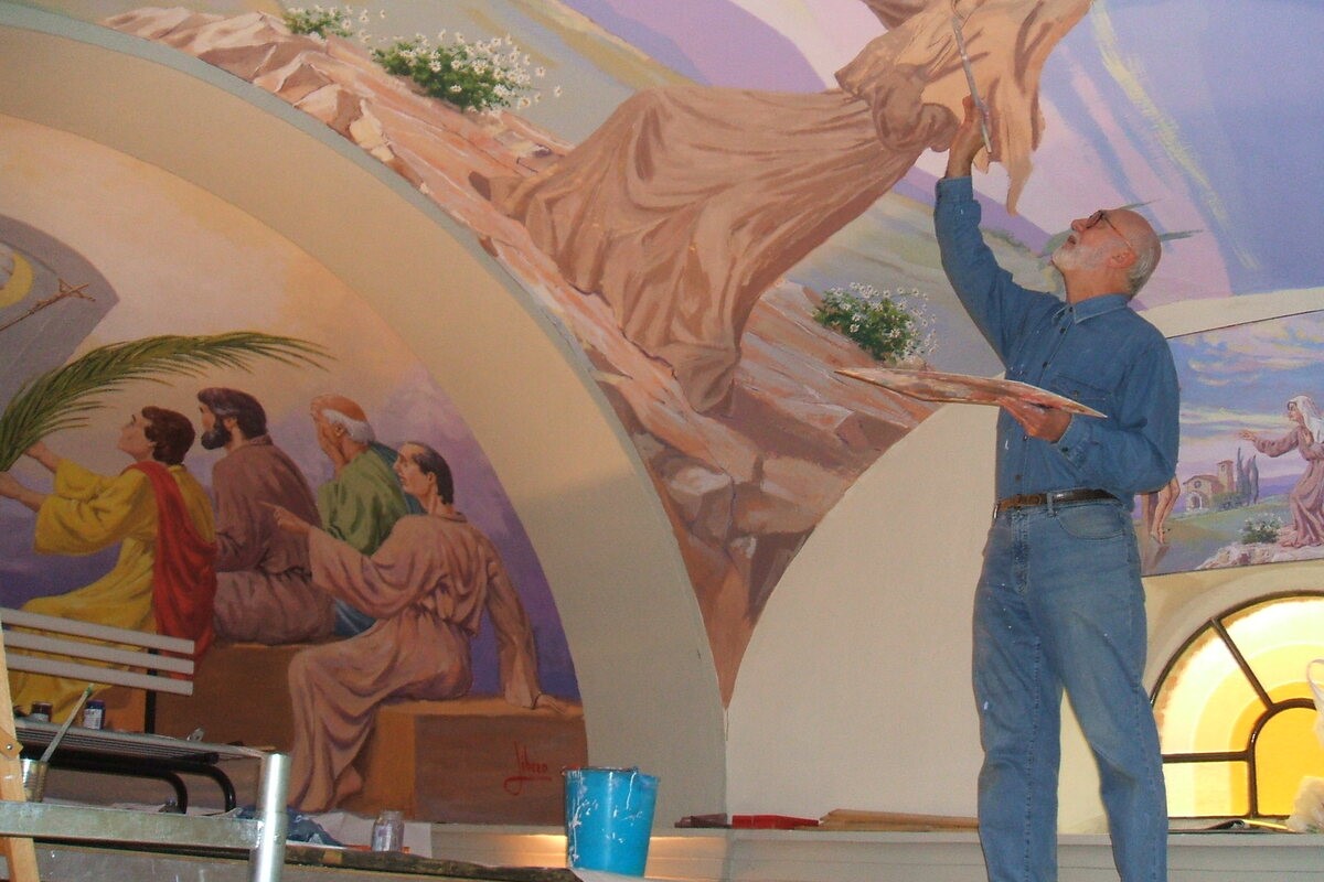 Cappella San Sebastiano: abbellita all’interno con pregevoli dipinti di Libero Nada