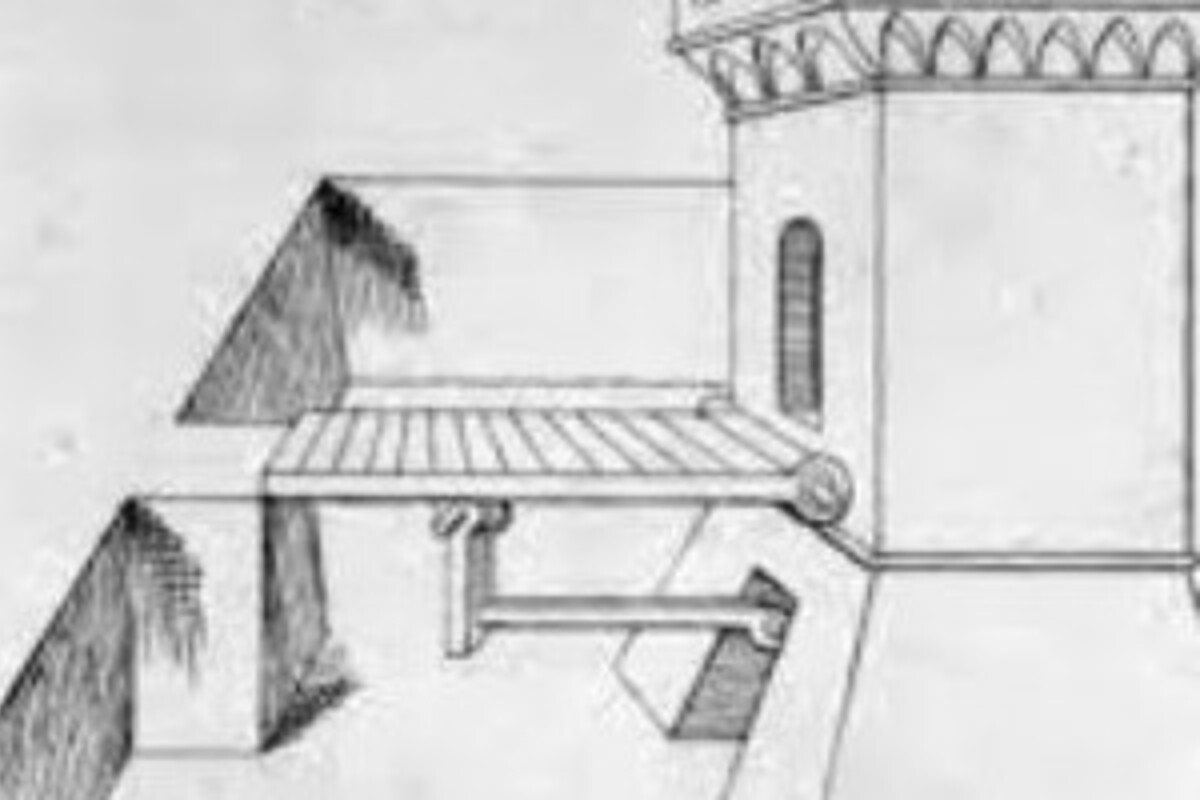 Ponte levatoio - Unione Agricola: il sistema di chiusura dell'accesso donava molta sicurezza al Castello