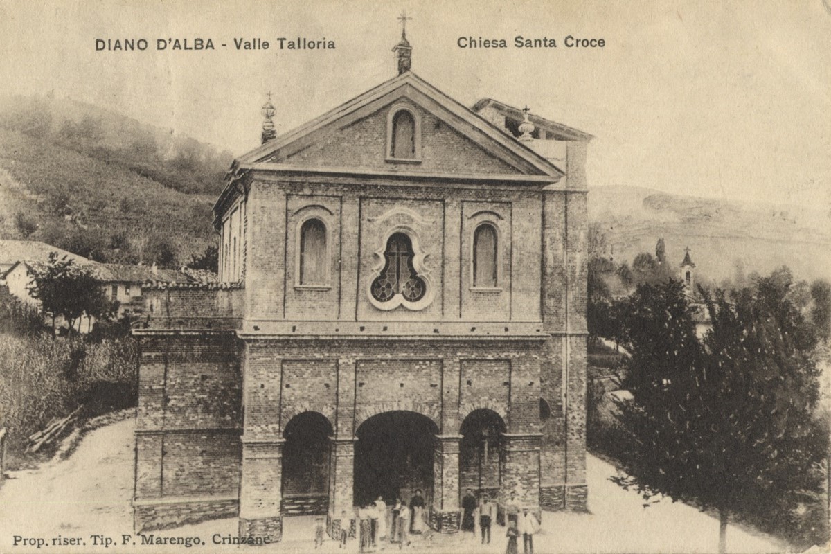 Valle Talloria: Chiesa Santa Croce - 1910