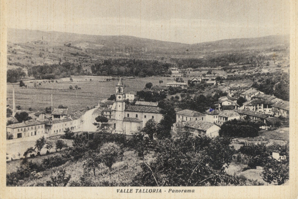 Valle Talloria: panorama - 1952