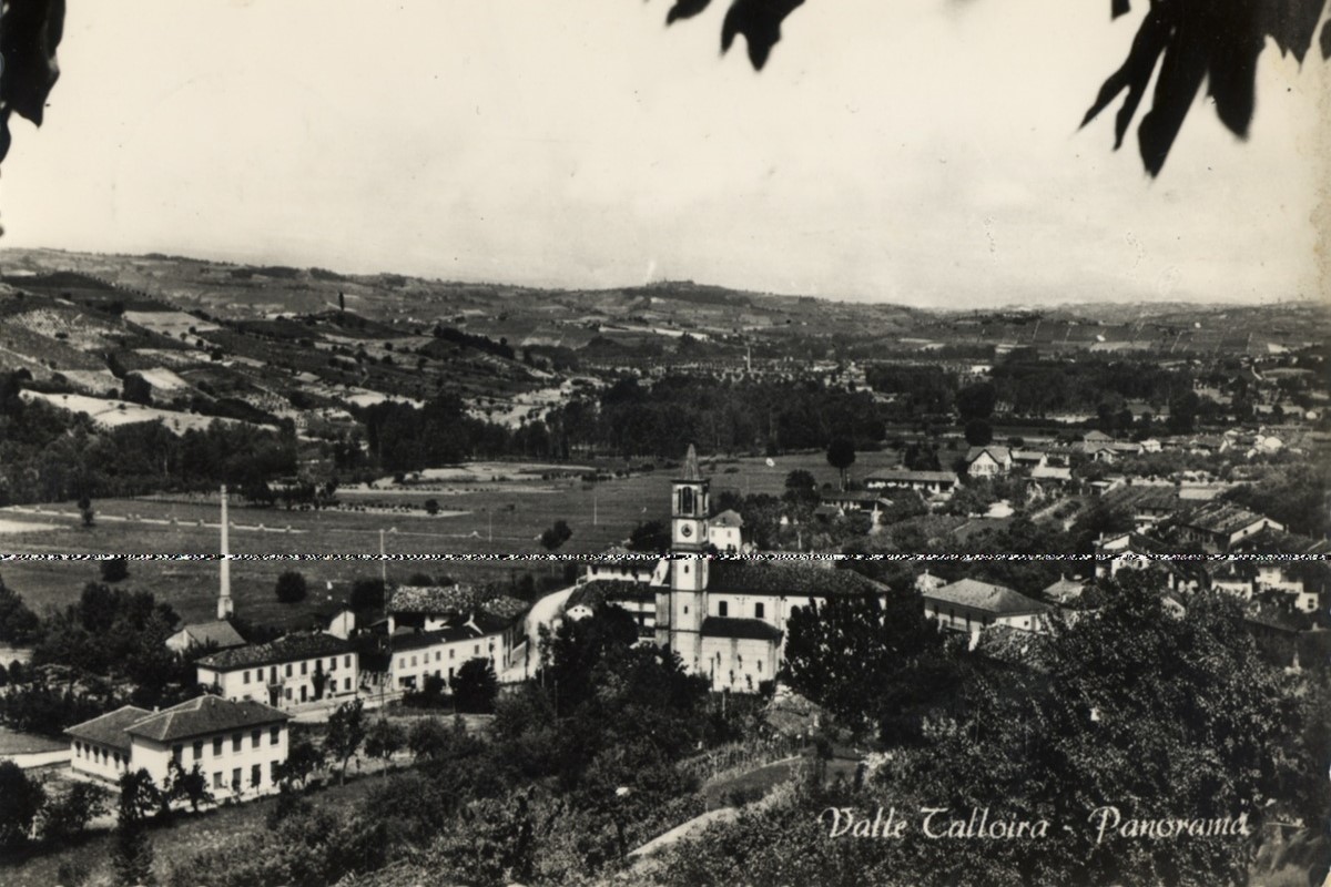 Valle Talloria: panorama - 1956