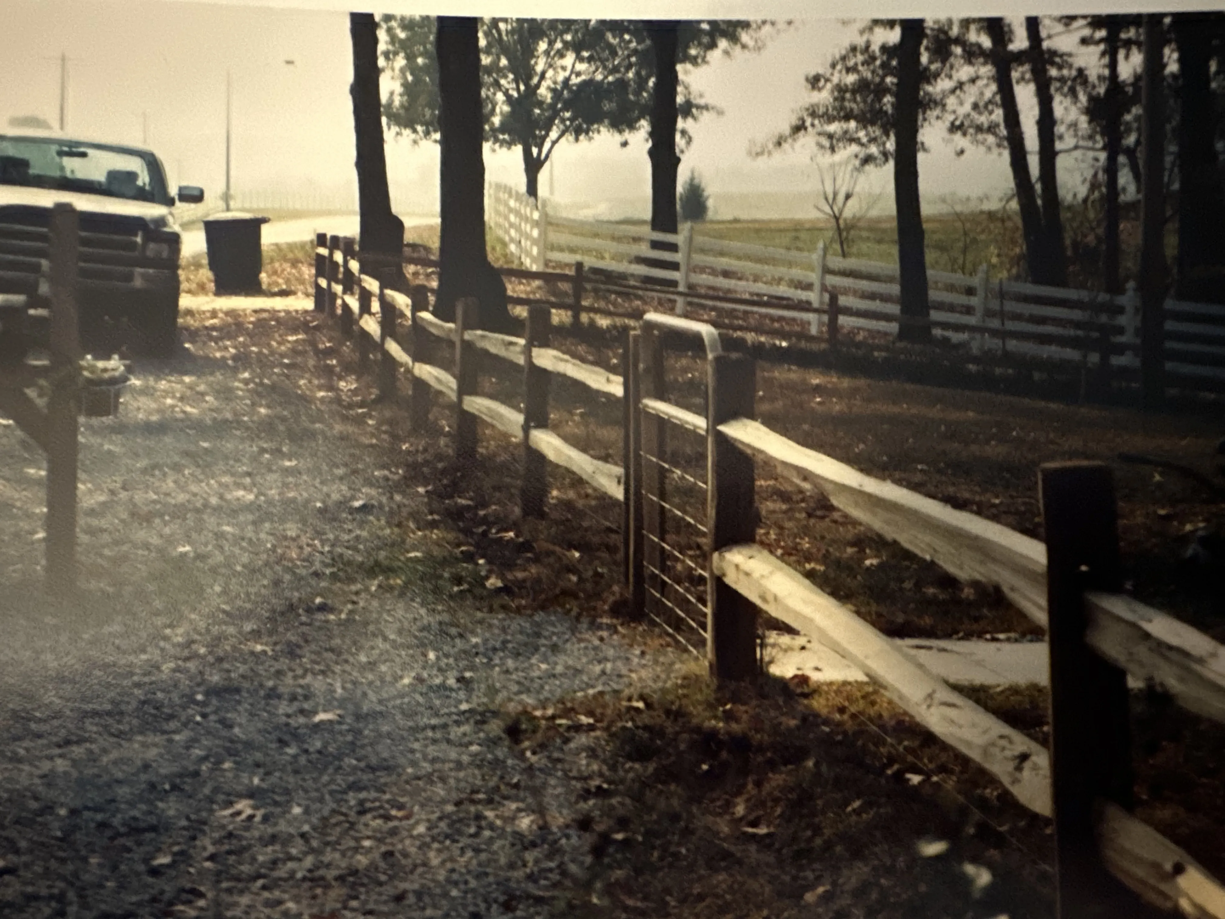 2 Rail Split Fence