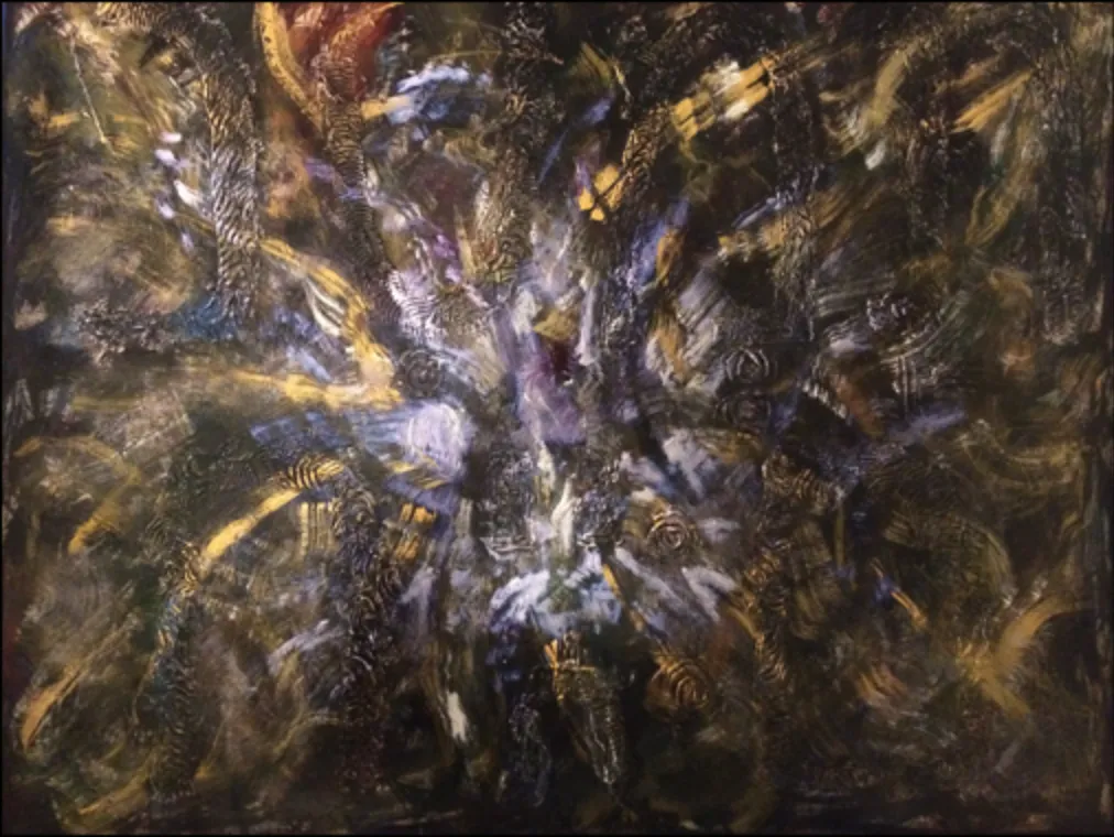 The Breath of Life - Job 33:4 - 48x60 - framed