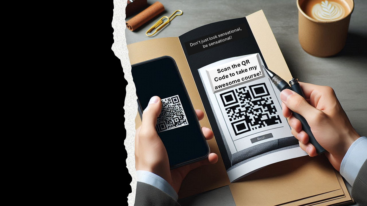 Now You Can Share Your Courses And Lessons Easily with Others, Using Our QR Code Feature!