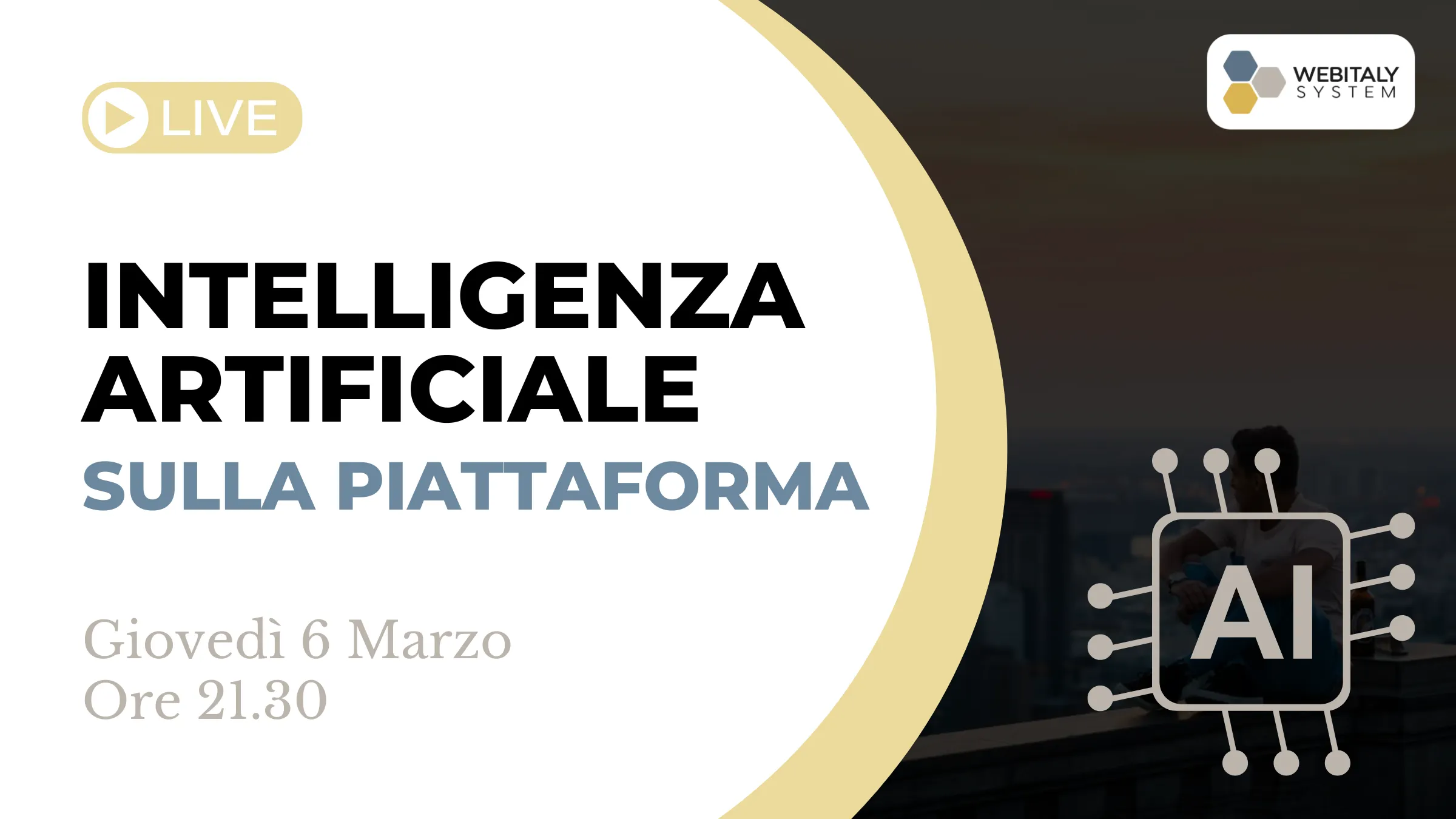 Intelligenza artificiale sulla piattaforma di Webitaly System