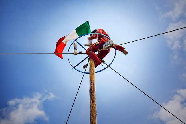 Il palo della cuccagna ha i suoi professionisti