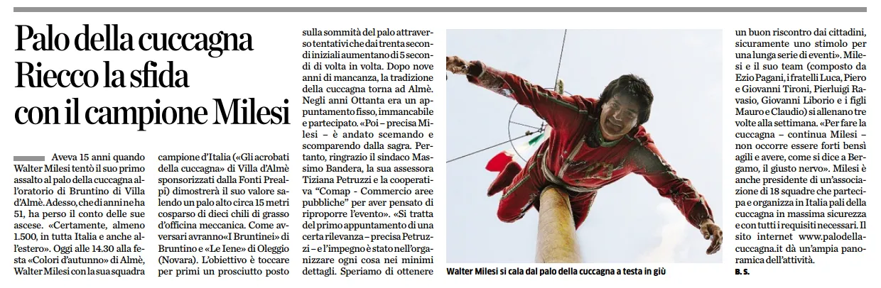 La cuccagna è tornata ad Almè!