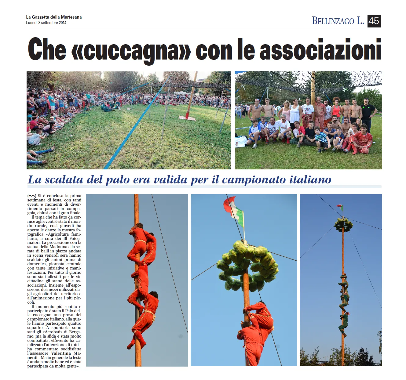 Che "Cuccagna" con le associazioni