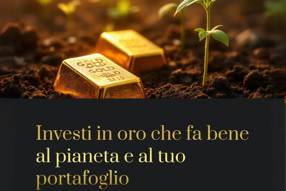 Oro Fisico e Sostenibilità: Perché Investire in Oro Etico Fa Bene al Pianeta e al Tuo Portafoglio