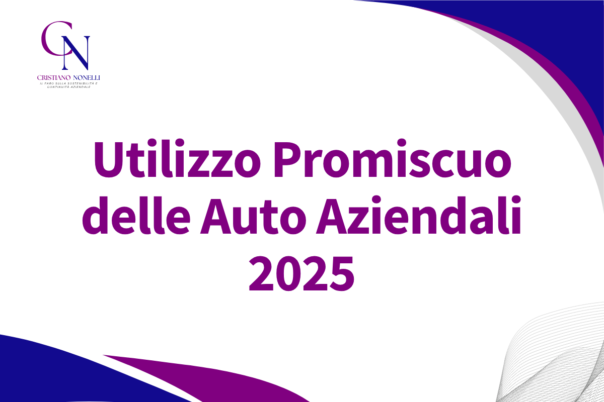Novità Utilizzo Promiscuo delle Auto Aziendali