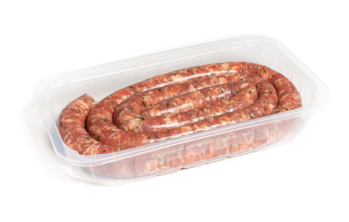 Salsiccia Luganega con prezzemolo in foglie
