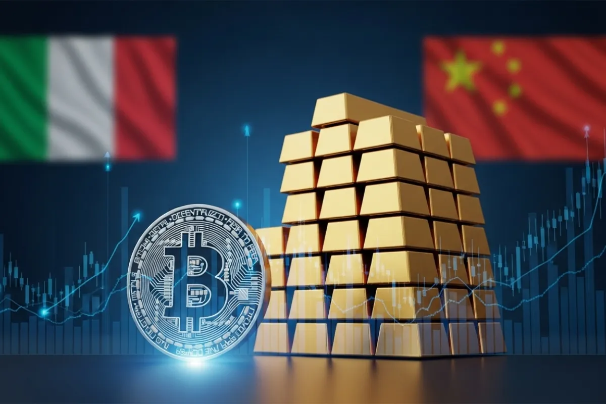 L'Italia Abbandona il Dollaro: Oro, Bitcoin e Cina le Nuove Scelte