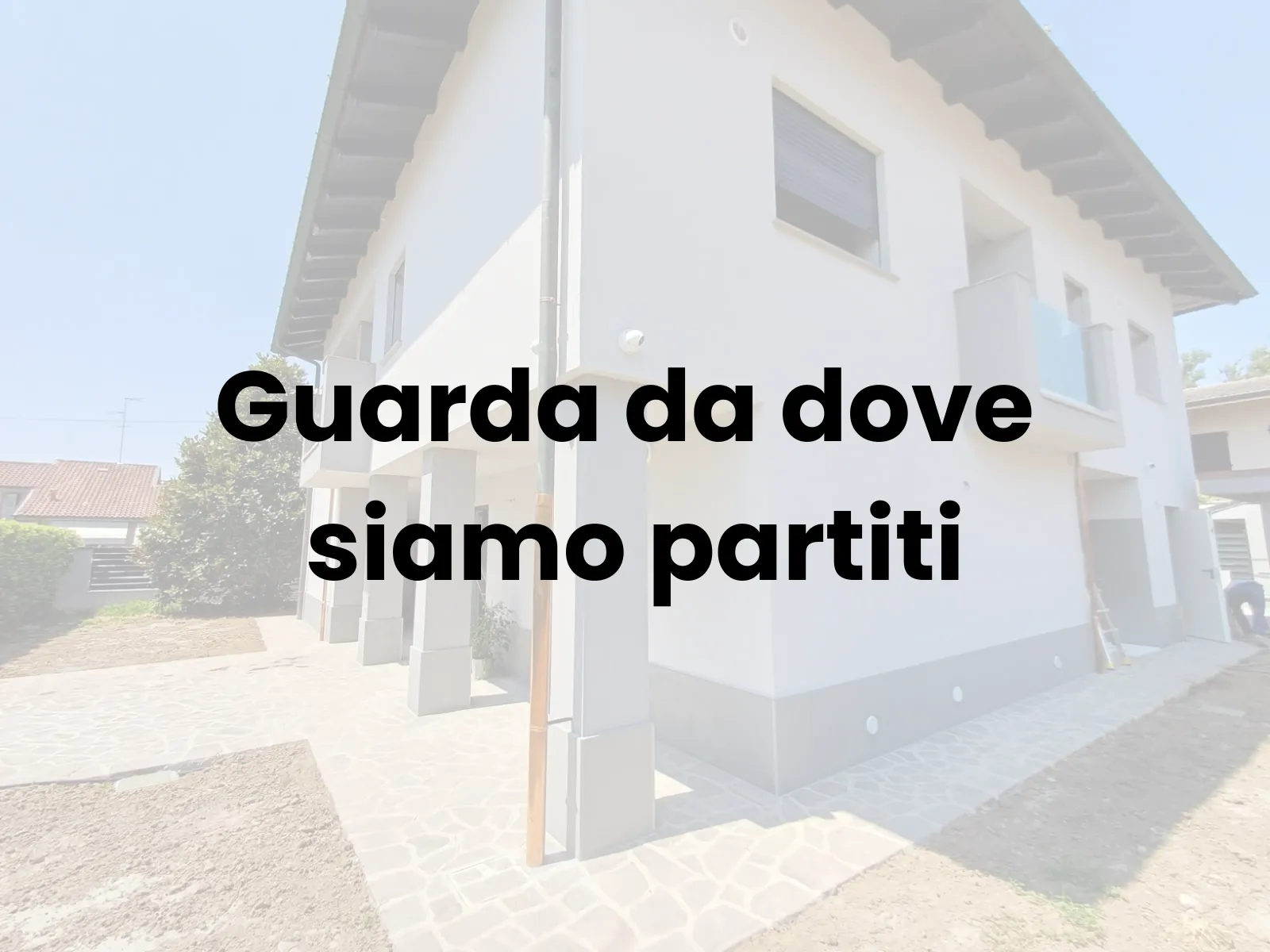 Villa dopo ristrutturazione integralecon cappotto termico