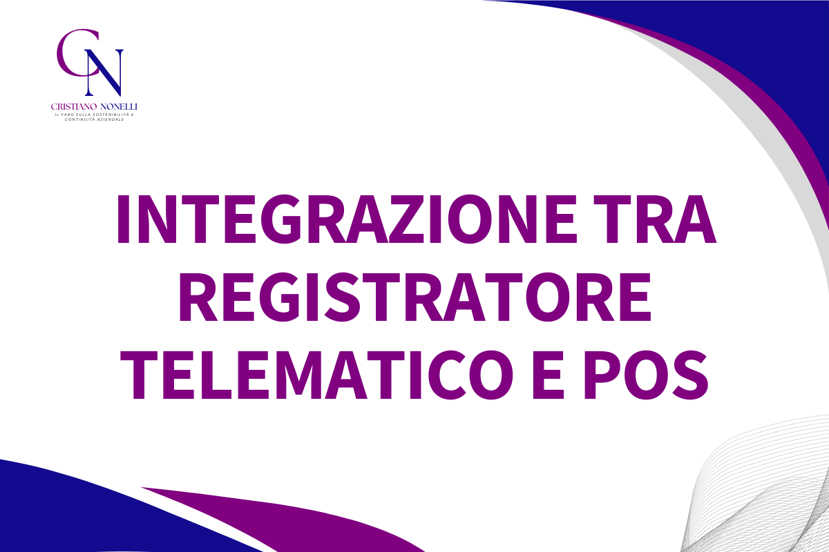 INTEGRAZIONE TRA REGISTRATORE TELEMATICO E POS