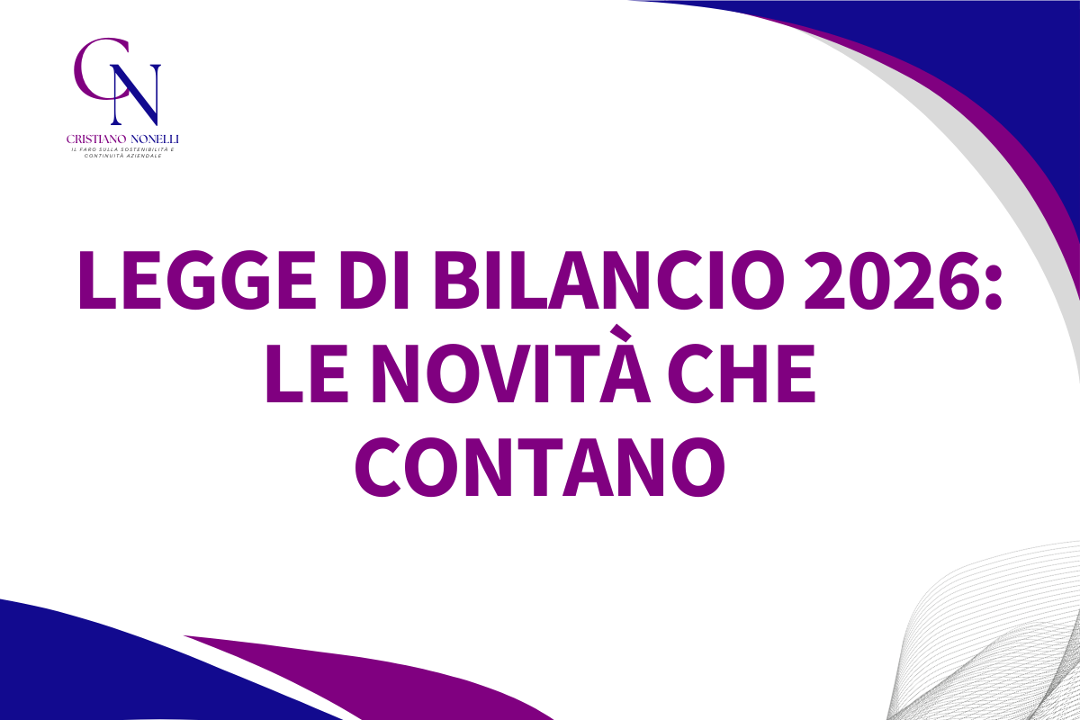 LEGGE DI BILANCIO 2026: LE NOVITÀ CHE CONTANO
